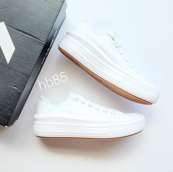 Converse CTAS Move OX White Women’s 10.5 - Picture 2 of 7